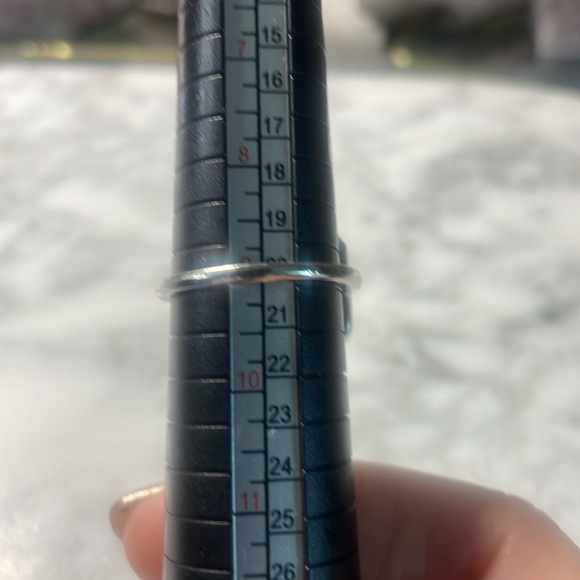 Large Mystic Topaz Ring 925 sterling silver size 9 - Picture 4 of 7